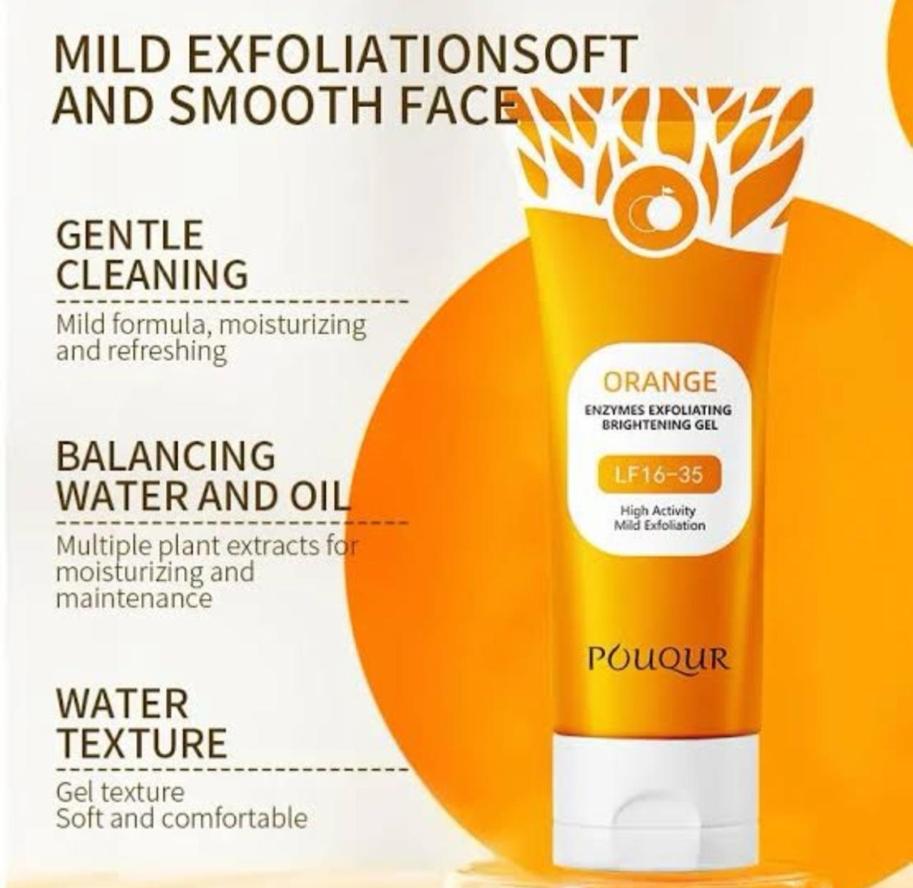 ORANGE 🍊 ENZYMES EXFOLIATING BRIGHTENING GEL