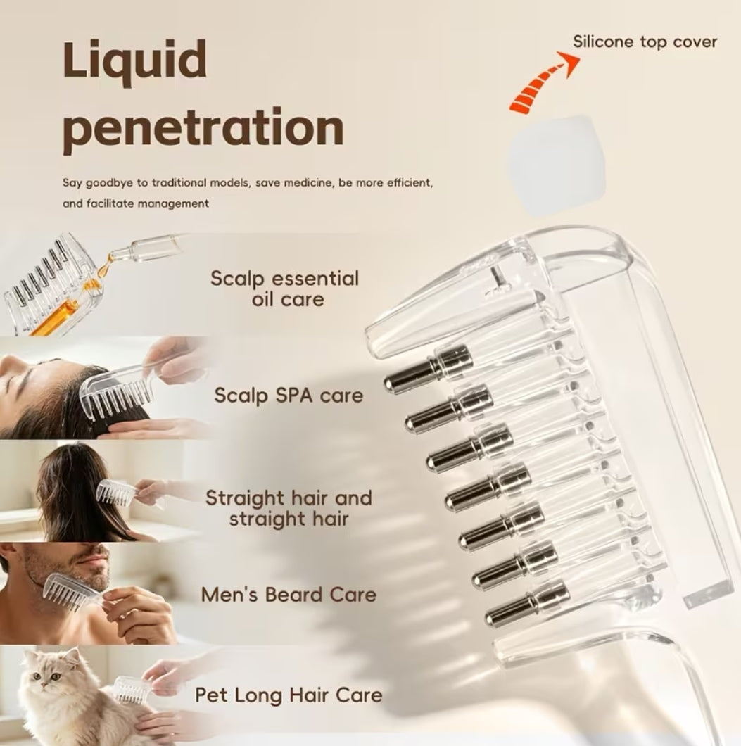 Hair Oil For Scalp Massager Roller