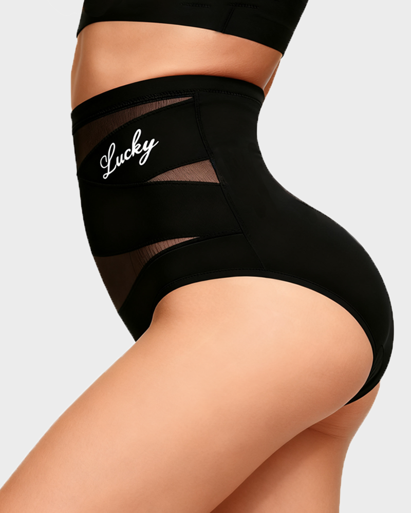 Confident Tummy-Crossover Shapewear Panties