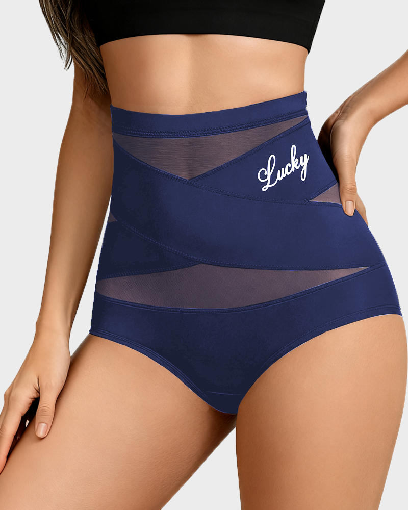 Confident Tummy-Crossover Shapewear Panties