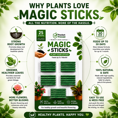 Magic Green Plant Sticks