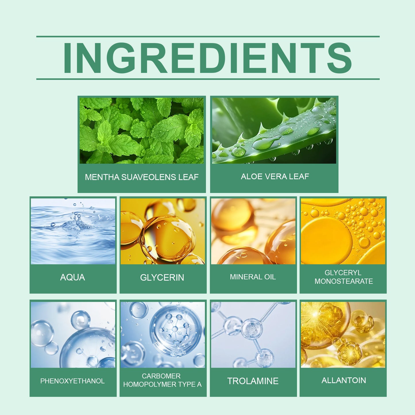 Hight Effect Herbal Aloe Vera & Mint Care Cream