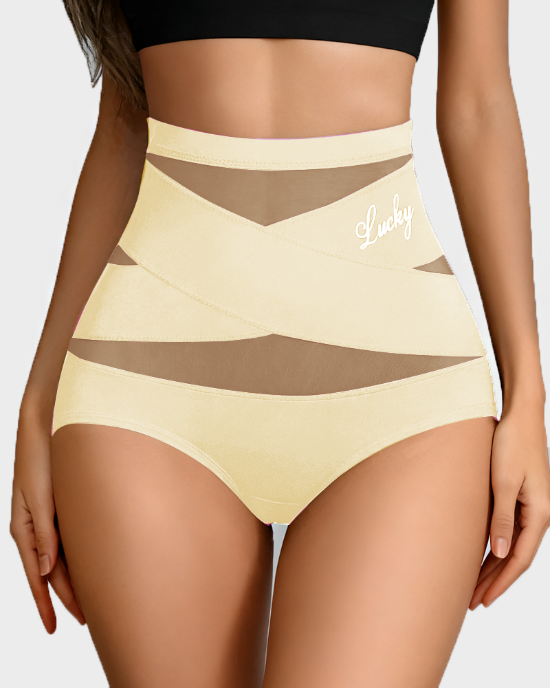 Confident Tummy-Crossover Shapewear Panties