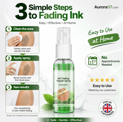 Gentle Ink Fading & Skin Repair Spray
