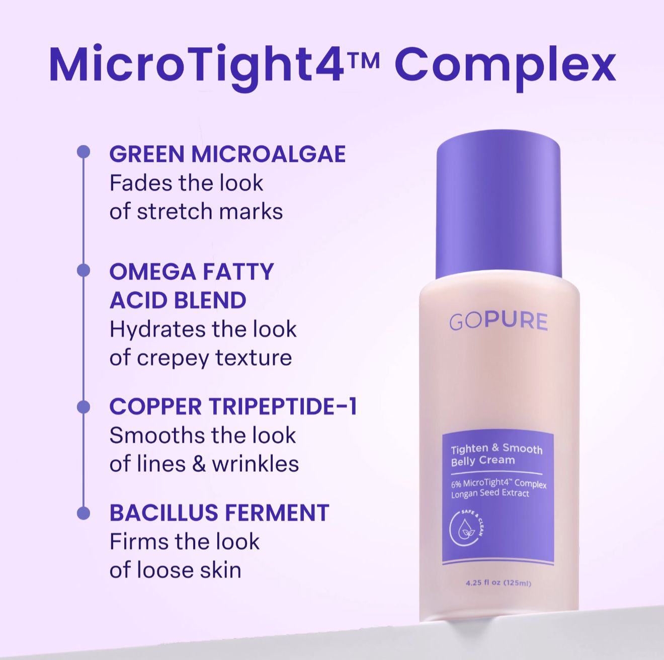 GOPURE Tighten & Smooth Belly Firming Cream