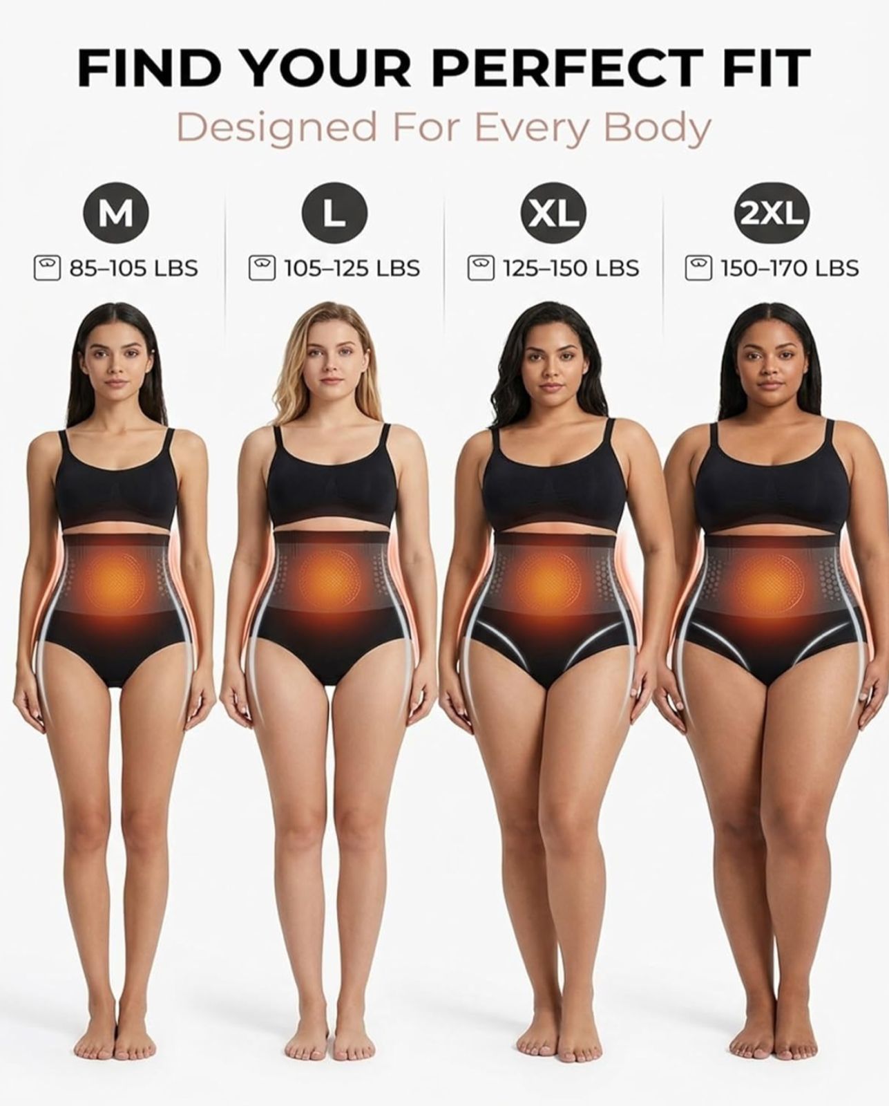 Womens Winter Thermal High Waist Tummy