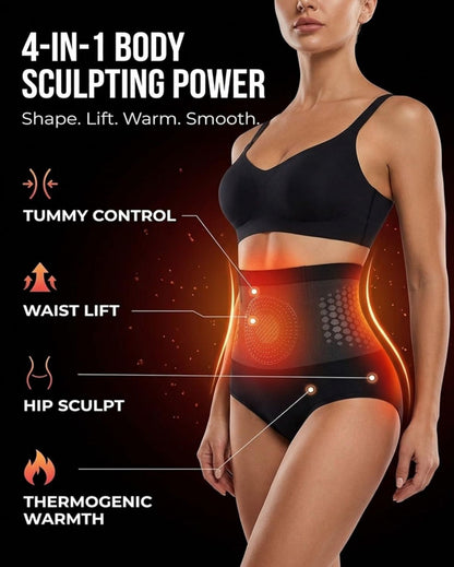 Womens Winter Thermal High Waist Tummy
