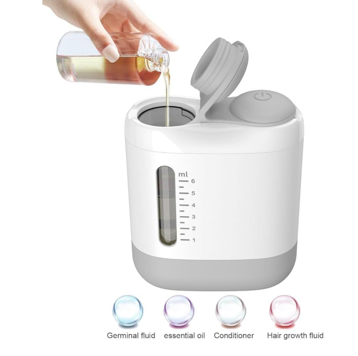 Red Light Electric Scalp Massager Hair Oil Applicator Vibration Hair Gro