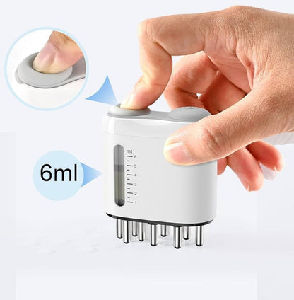 Red Light Electric Scalp Massager Hair Oil Applicator Vibration Hair Gro
