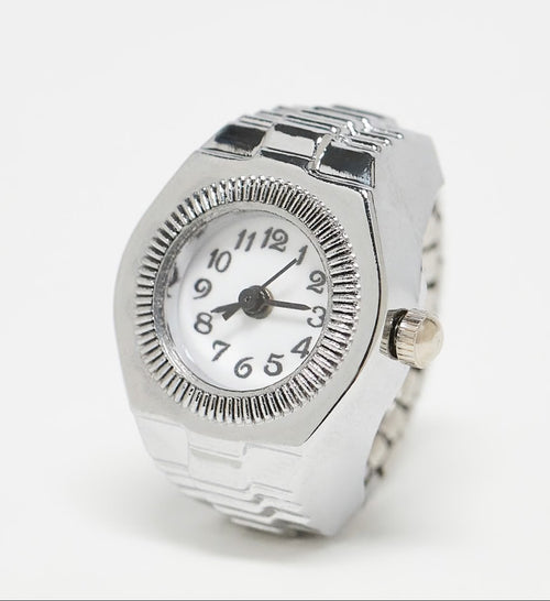Women Finger Watch Casual Finger Watch Lady Quartz Finger Ring