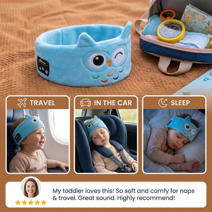 Sleep Headband with Bluetooth Speakers – Soft Wireless Headband for Travel & Sleep