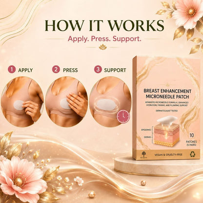 Targeted Breast Enhancement Advanced Nano Microneedle Patch