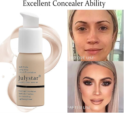 Julystar Soft Matte Finish Liquid foundation