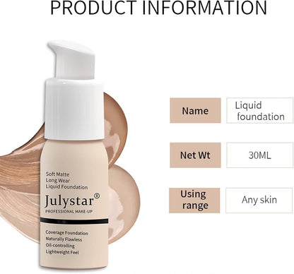 Julystar Soft Matte Finish Liquid foundation