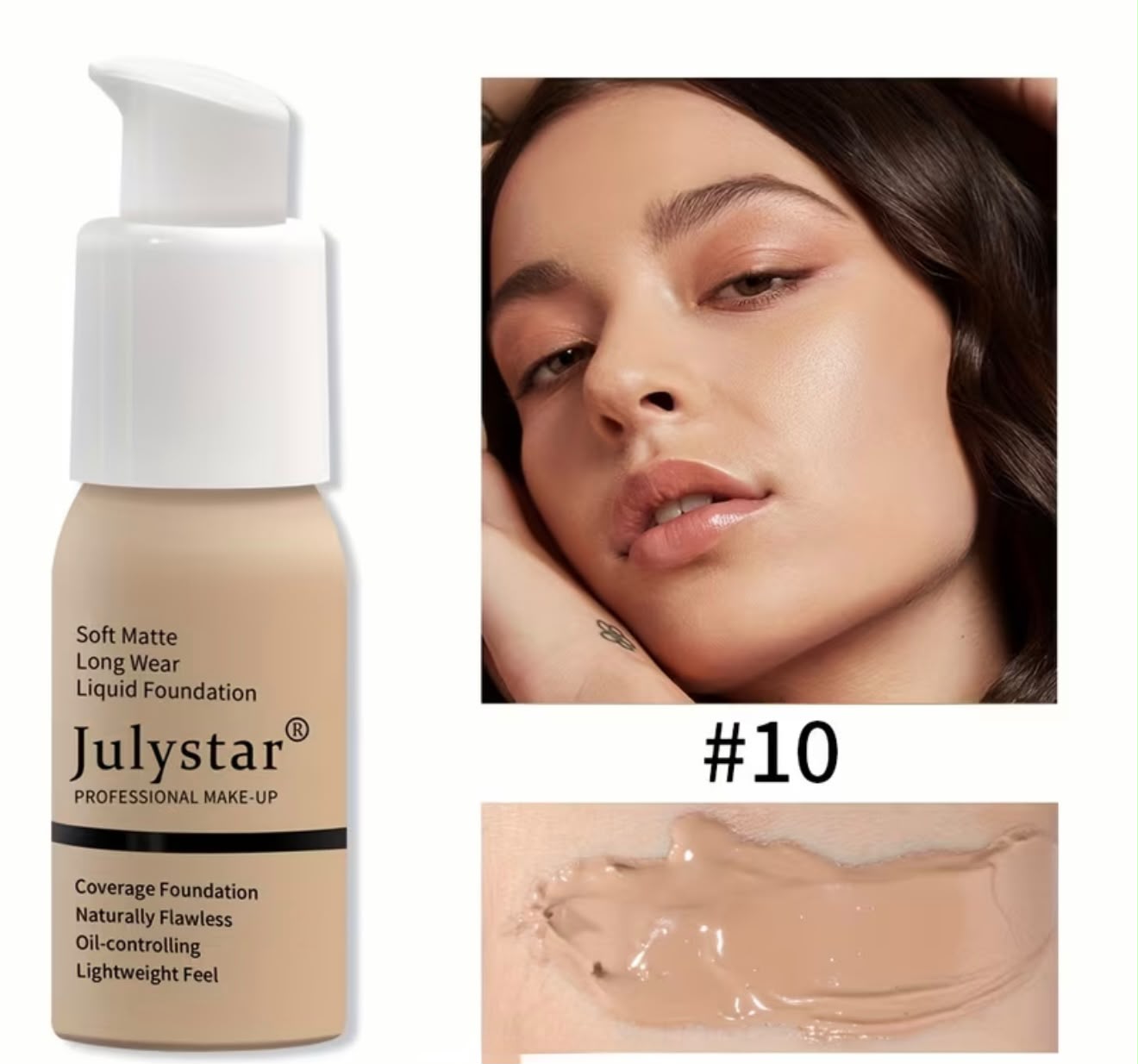 Julystar Soft Matte Finish Liquid foundation