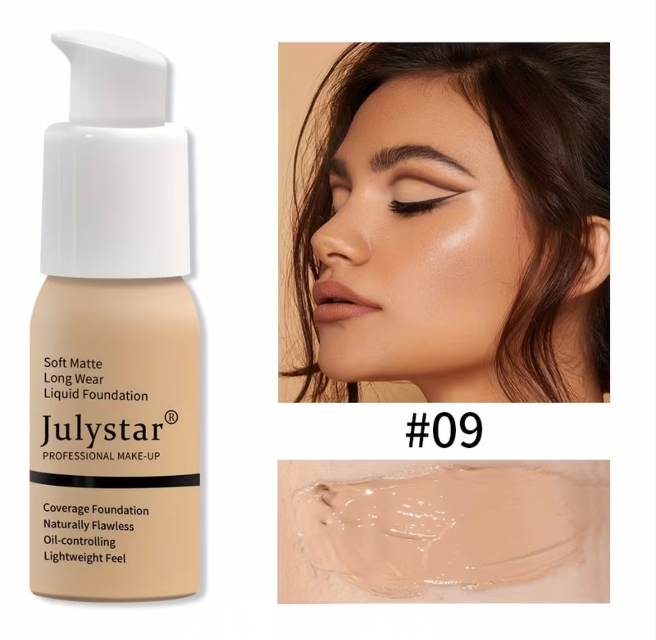Julystar Soft Matte Finish Liquid foundation