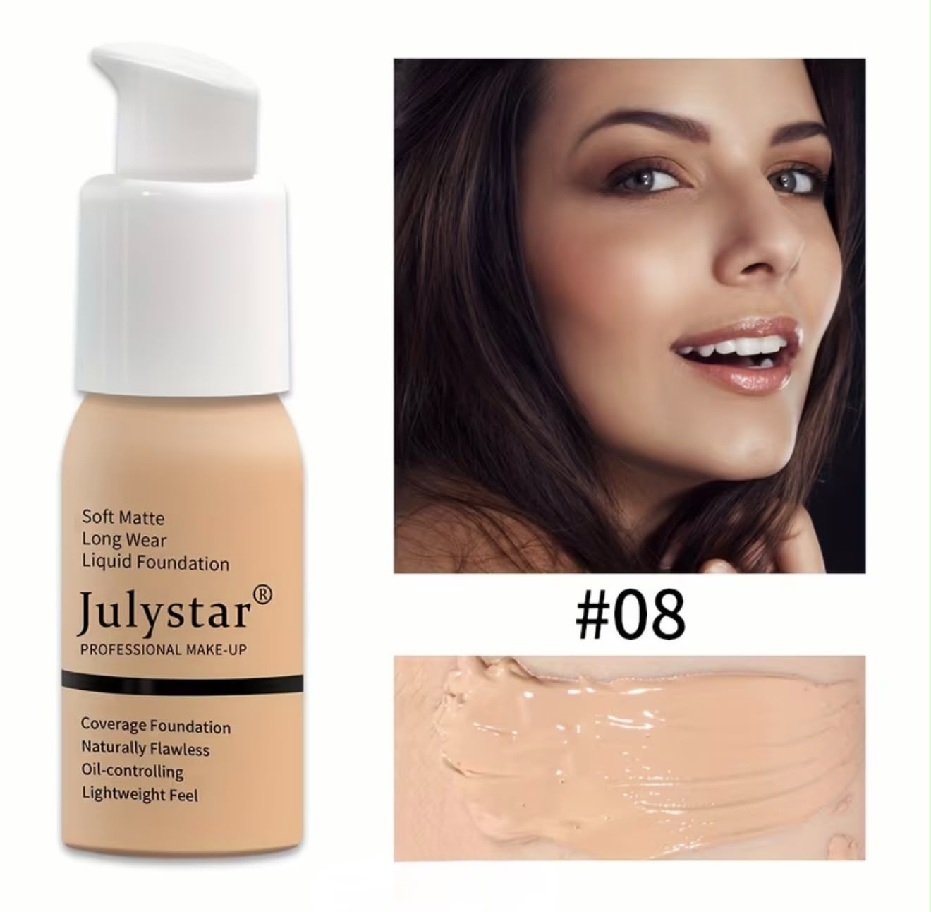 Julystar Soft Matte Finish Liquid foundation