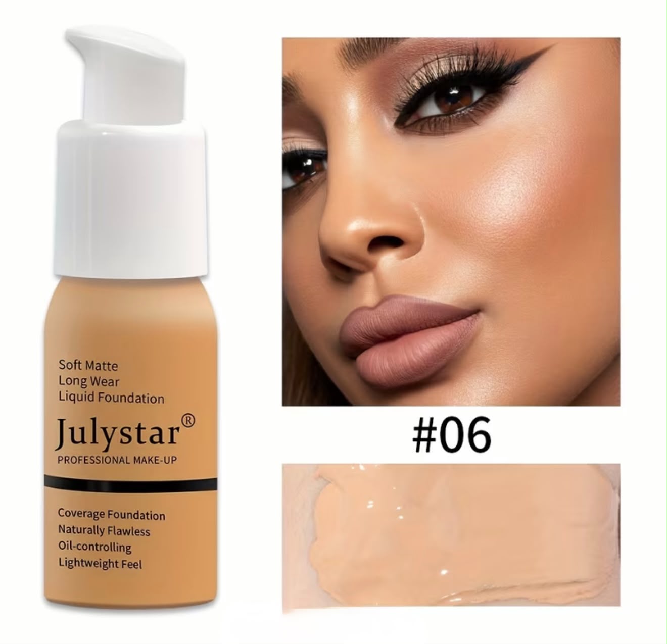 Julystar Soft Matte Finish Liquid foundation