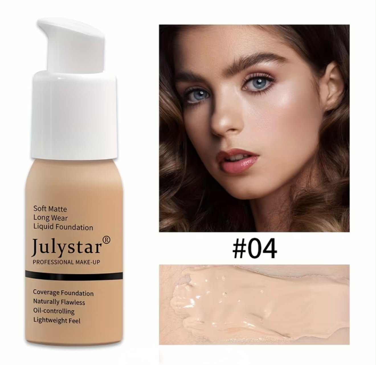 Julystar Soft Matte Finish Liquid foundation