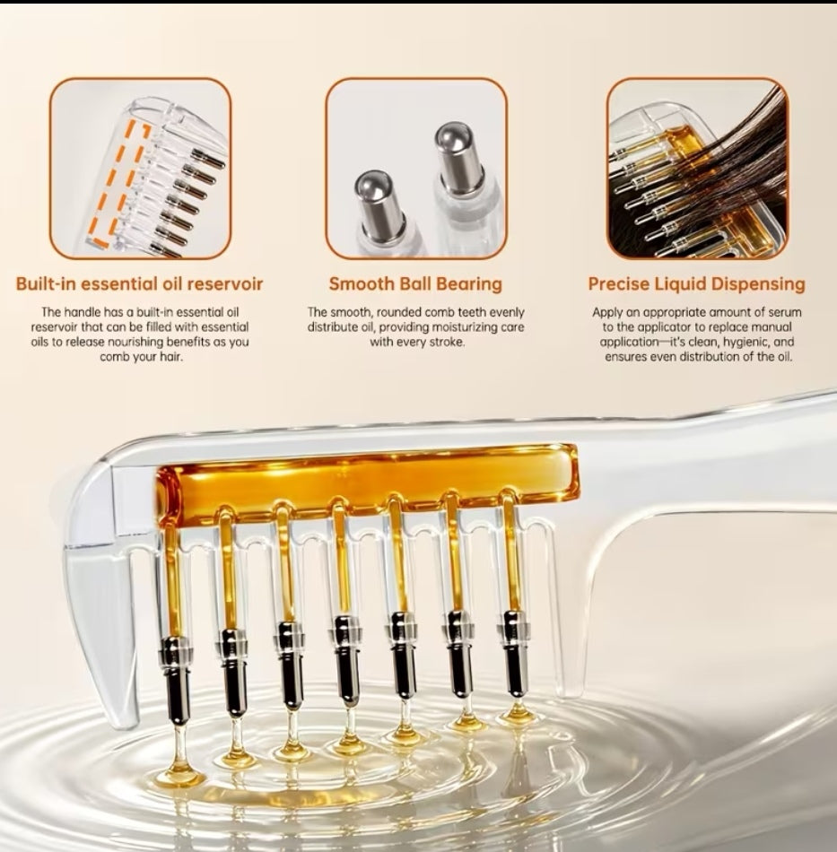 Hair Oil  For Scalp Massager Roller