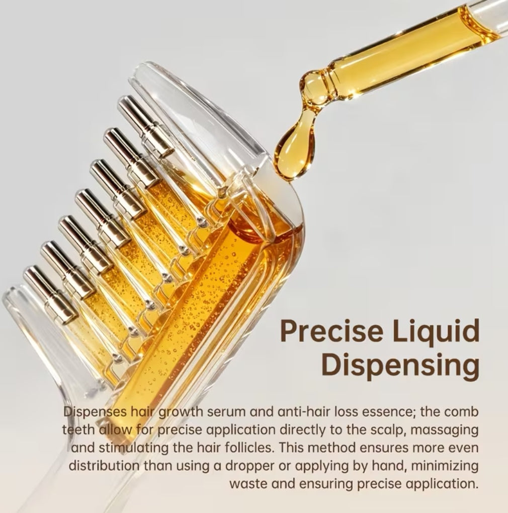 Hair Oil  For Scalp Massager Roller
