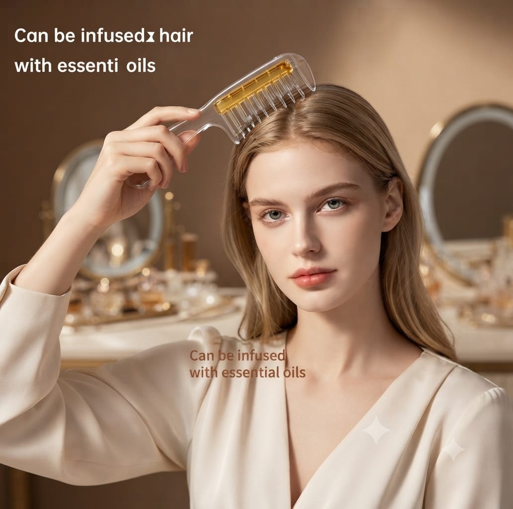 Hair Oil  For Scalp Massager Roller