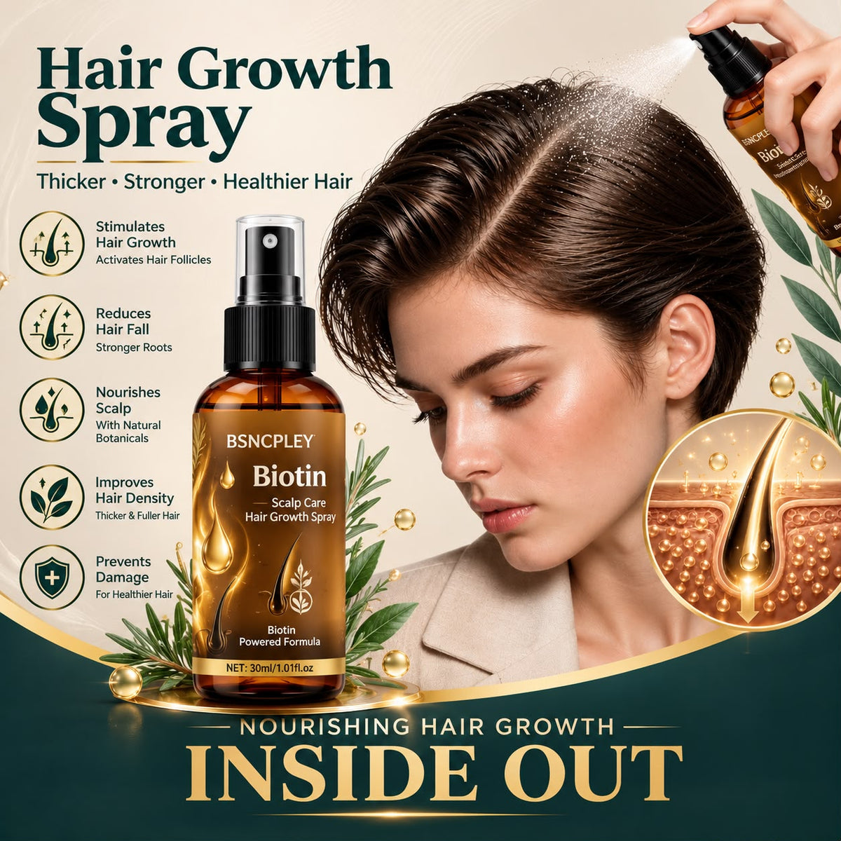 BIOTIN HAIR GROWTH SPRAY
