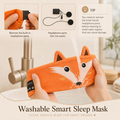 Sleep Headband with Bluetooth Speakers – Soft Wireless Headband for Travel & Sleep