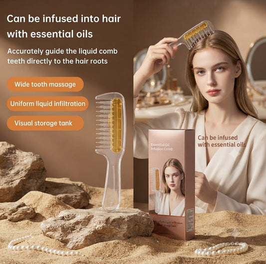 Hair Oil  For Scalp Massager Roller