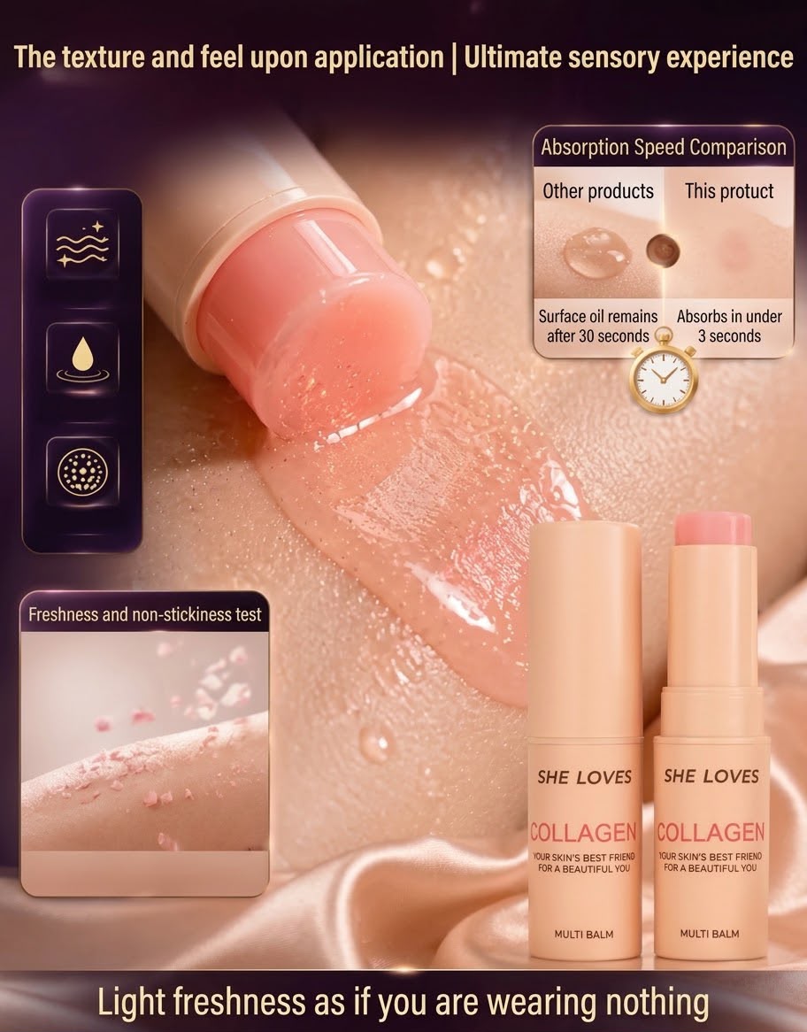 SHE LOVES COLLAGEN MOISTURIZING MULTI BALM STICK