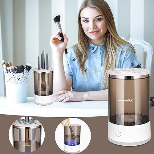 💄✨ Electric Makeup Brush Cleaner 🧼💨 🫧 DEEP CLEAN • FAST DRY • FRESH BRUSHES ✨💕